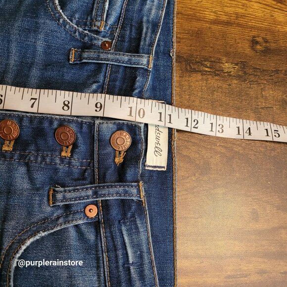 Madewell Jeans 28 Skinny Button Fly Rosecliff Wash H6319 Tummy Control Stretch - Picture 10 of 13